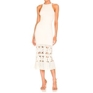 REVOLVE Tularosa Finley Crochet Midi Dress size Small